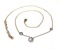 Halskette Giorgio Visconti Dame in Gelbgold Diamante 32690628